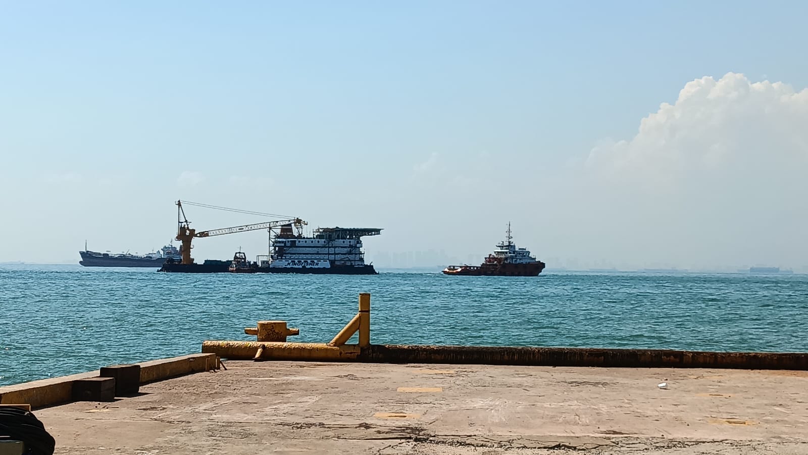 Assist tug berthing Photo